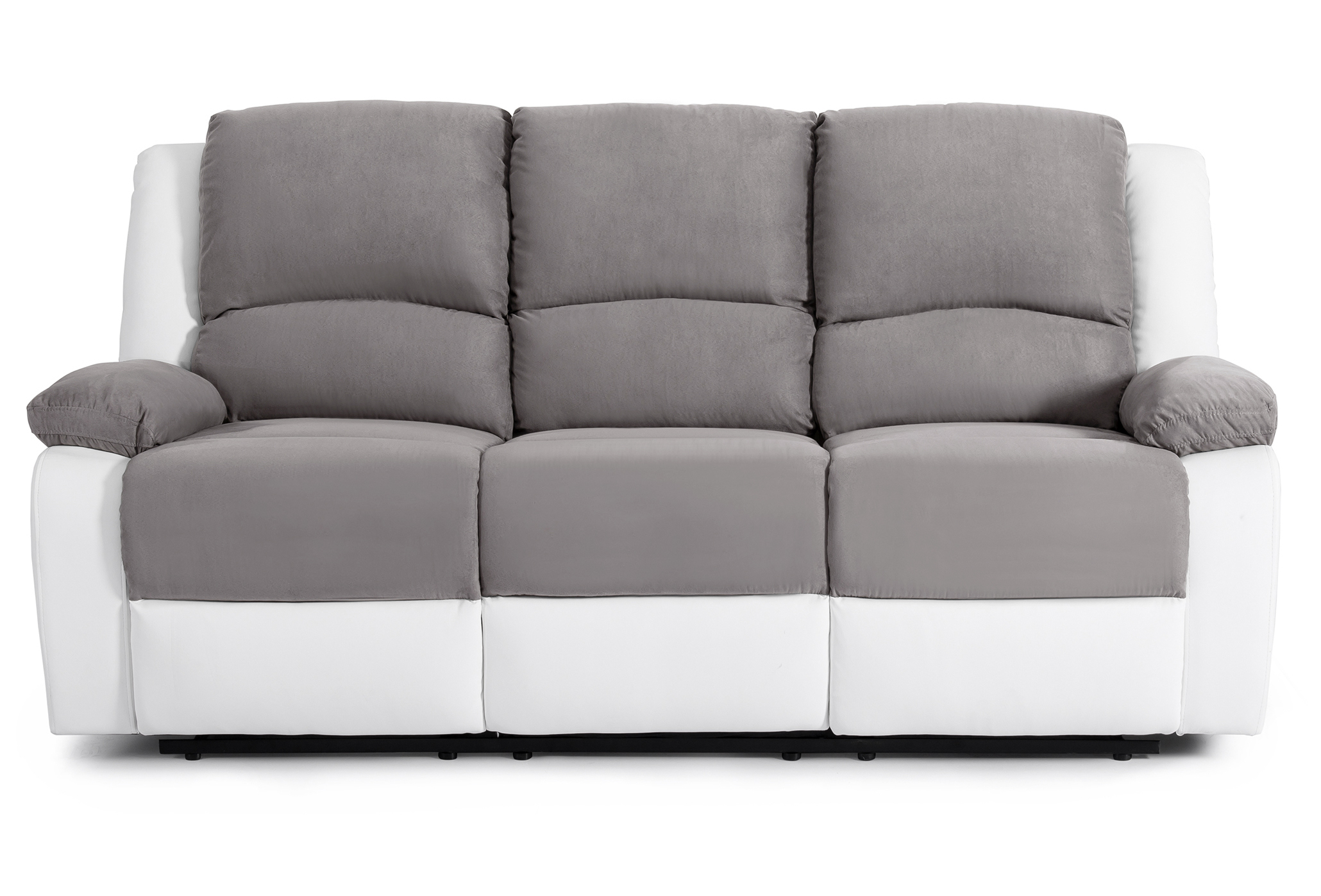 Canapé relax bi-matiére