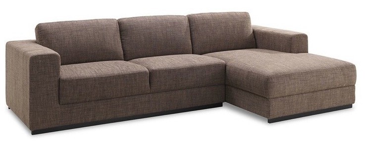 Canapé d'angle en cuir