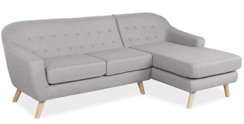 Canapé d'angle scandinave