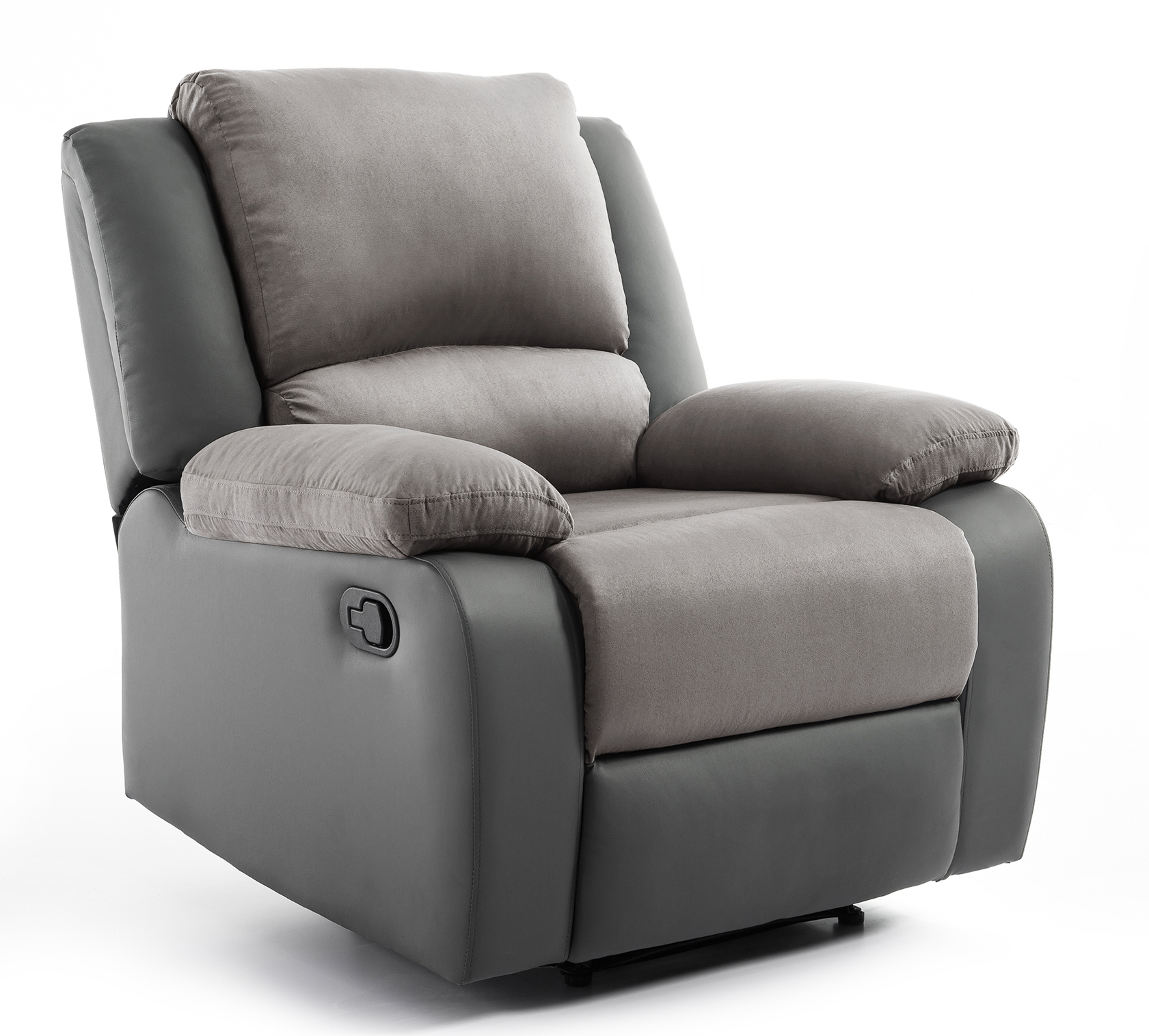 Fauteuil relax bi-matiére