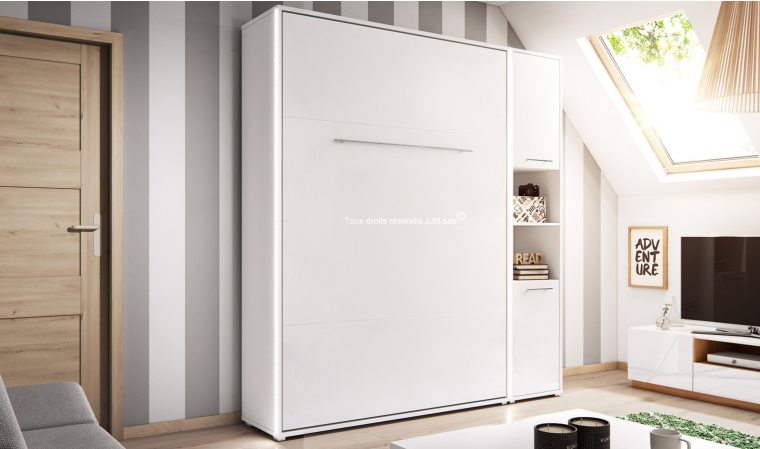 Lit escamotable vertical