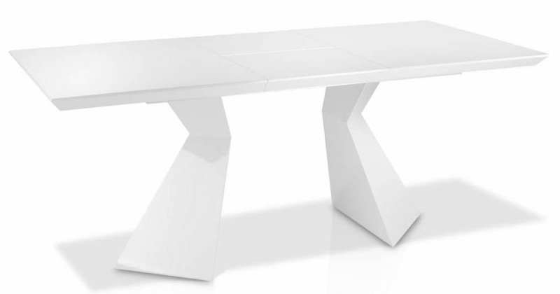 Table extensible blanche