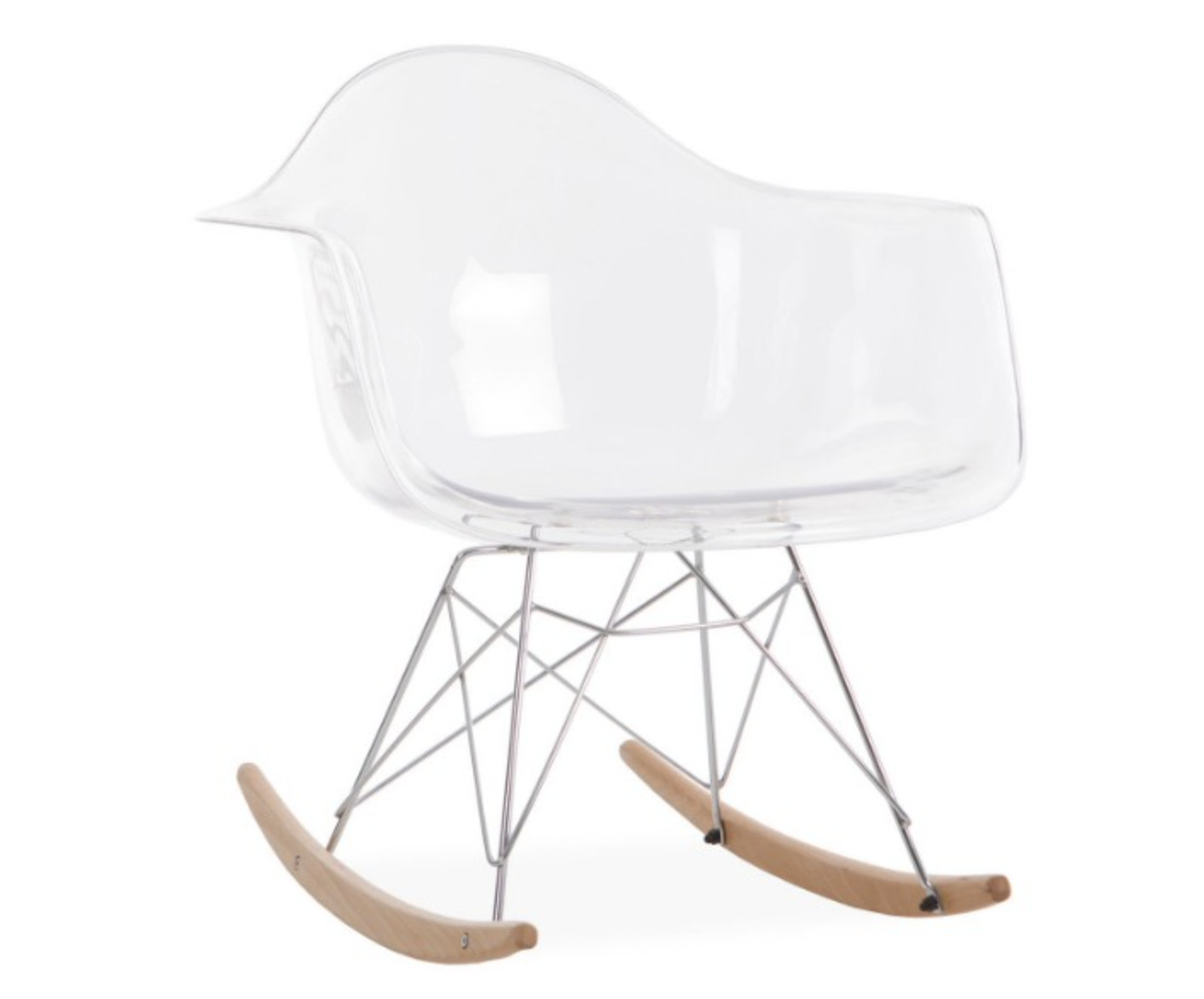 Rocking chair transparent