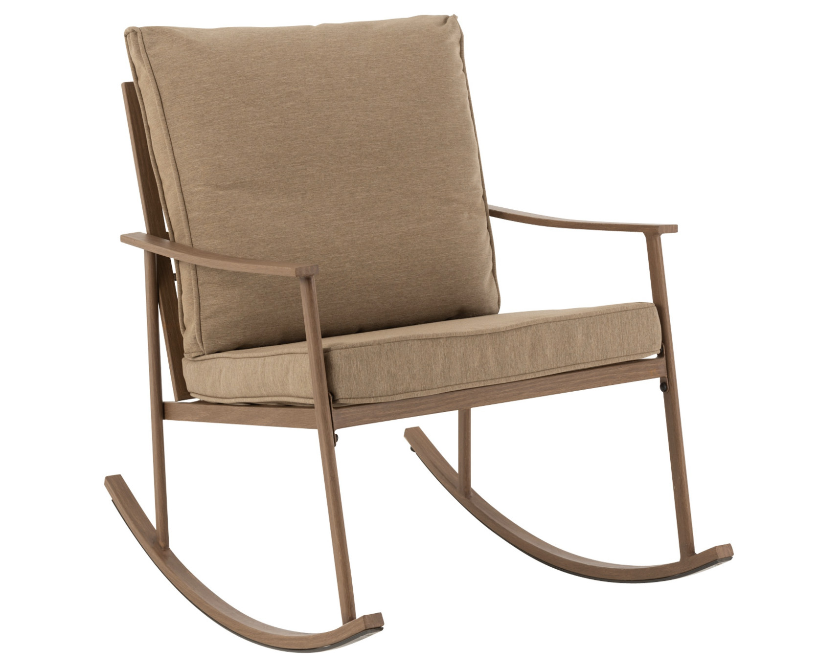Rocking chair marron 