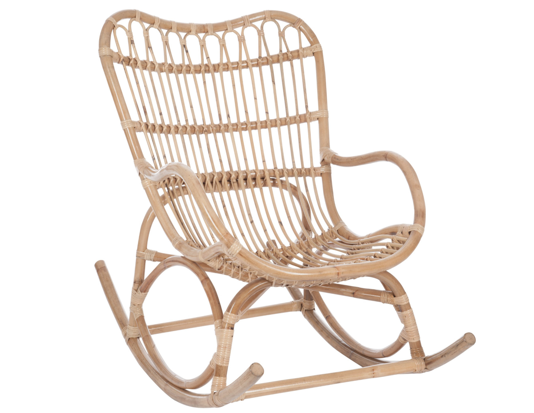 Rocking chair naturel