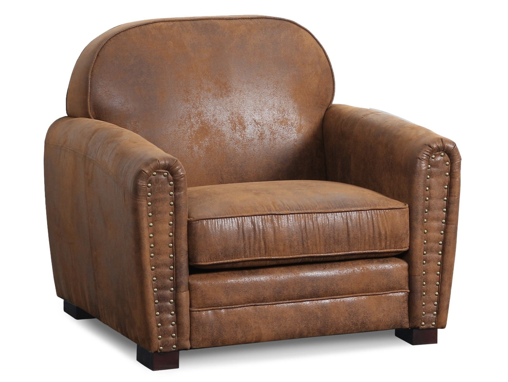 Fauteuil club tissu