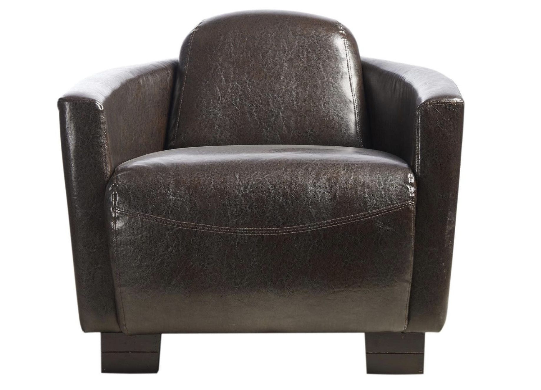 Fauteuil club simili cuir