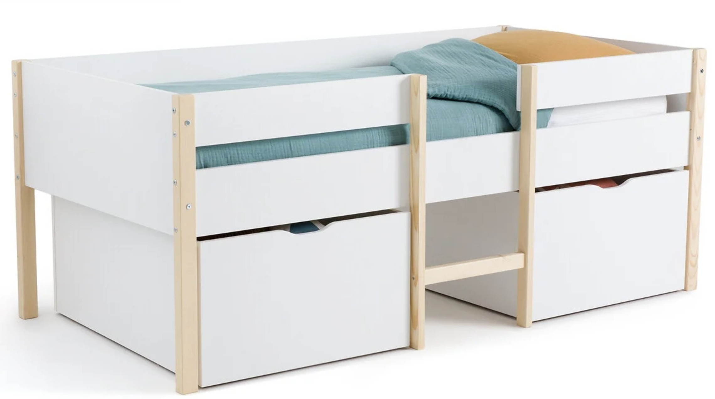 Lit avec tiroirs 90x190