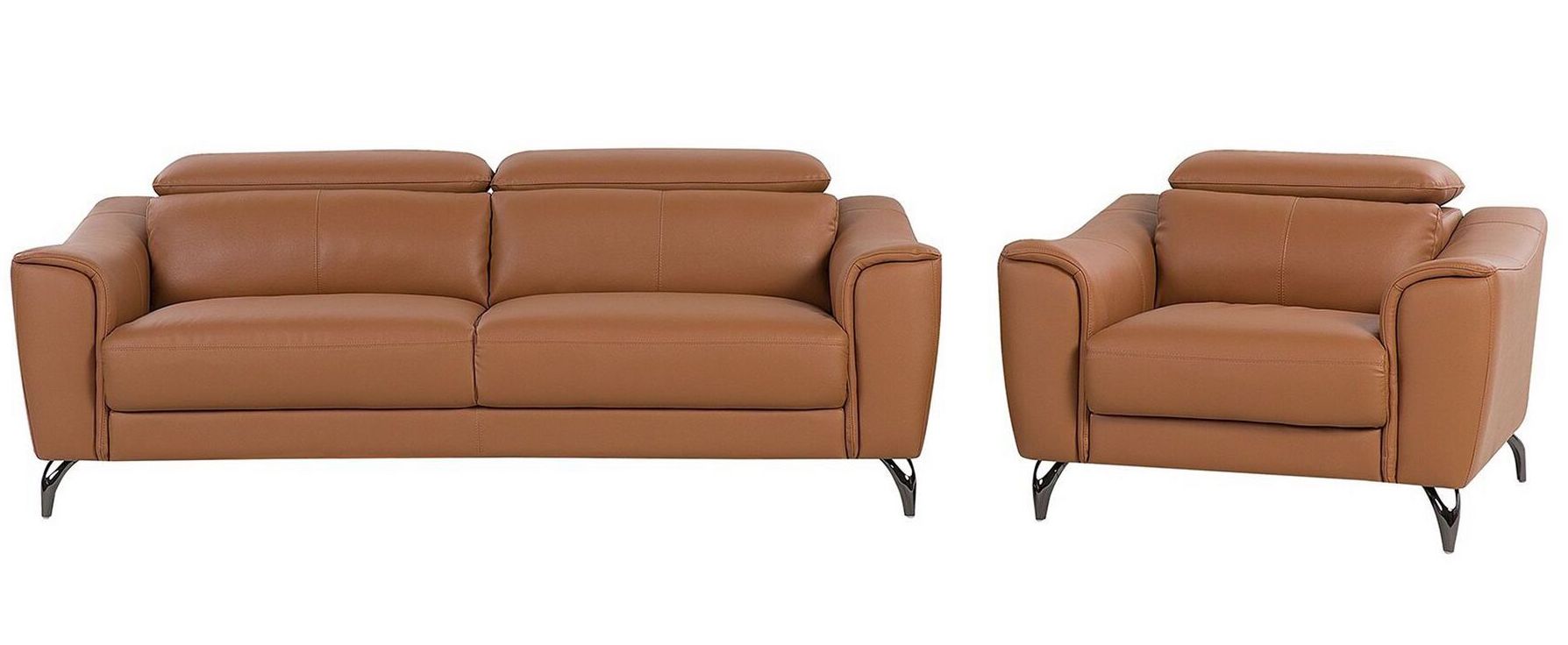 Ensemble canapés cuir