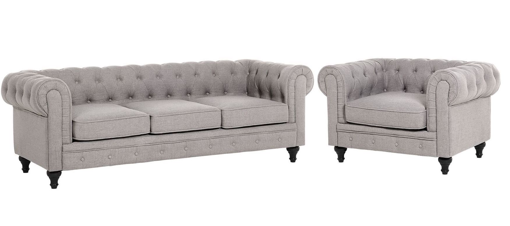 Ensemble canapés tissu