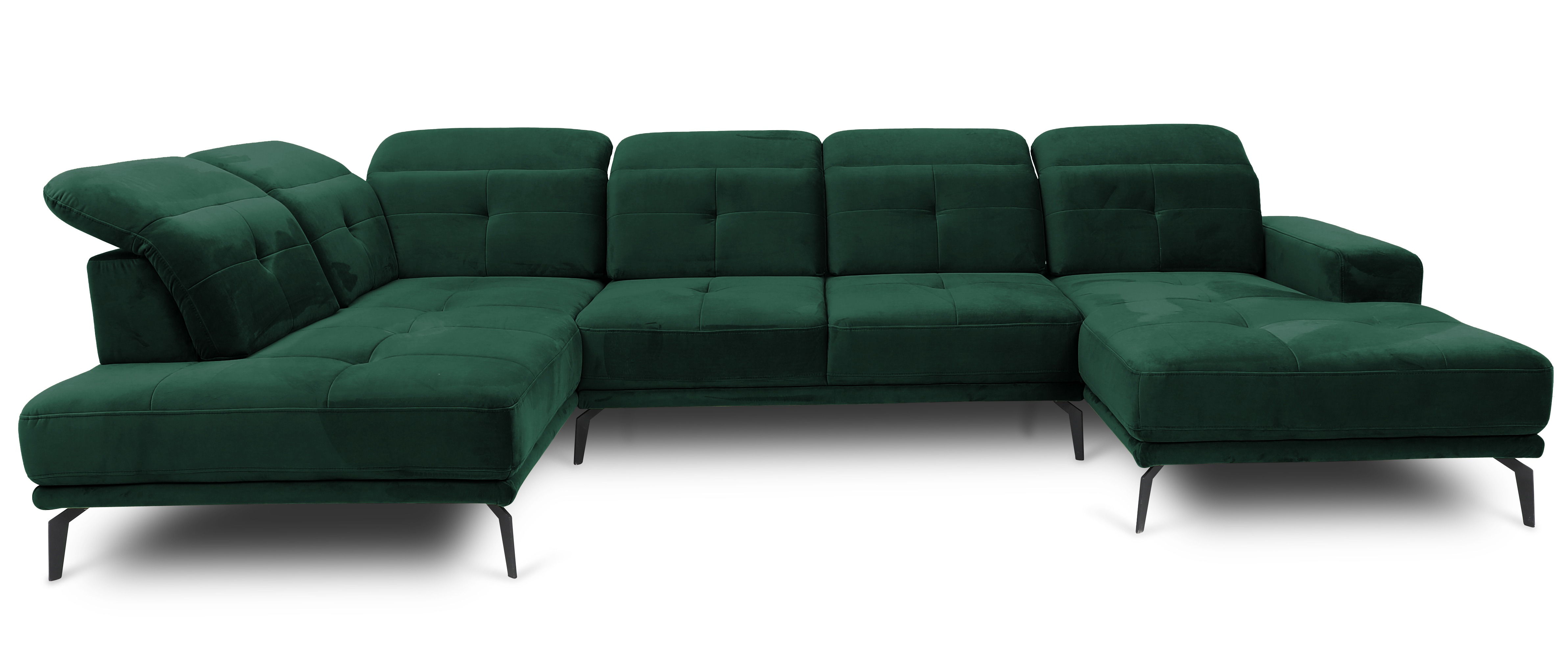 Canapé panoramique en tissu