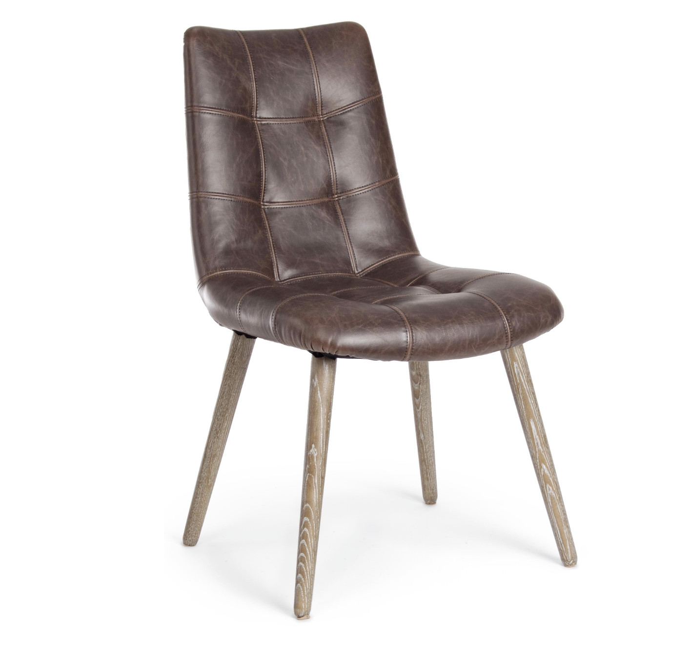 Chaise en simili cuir