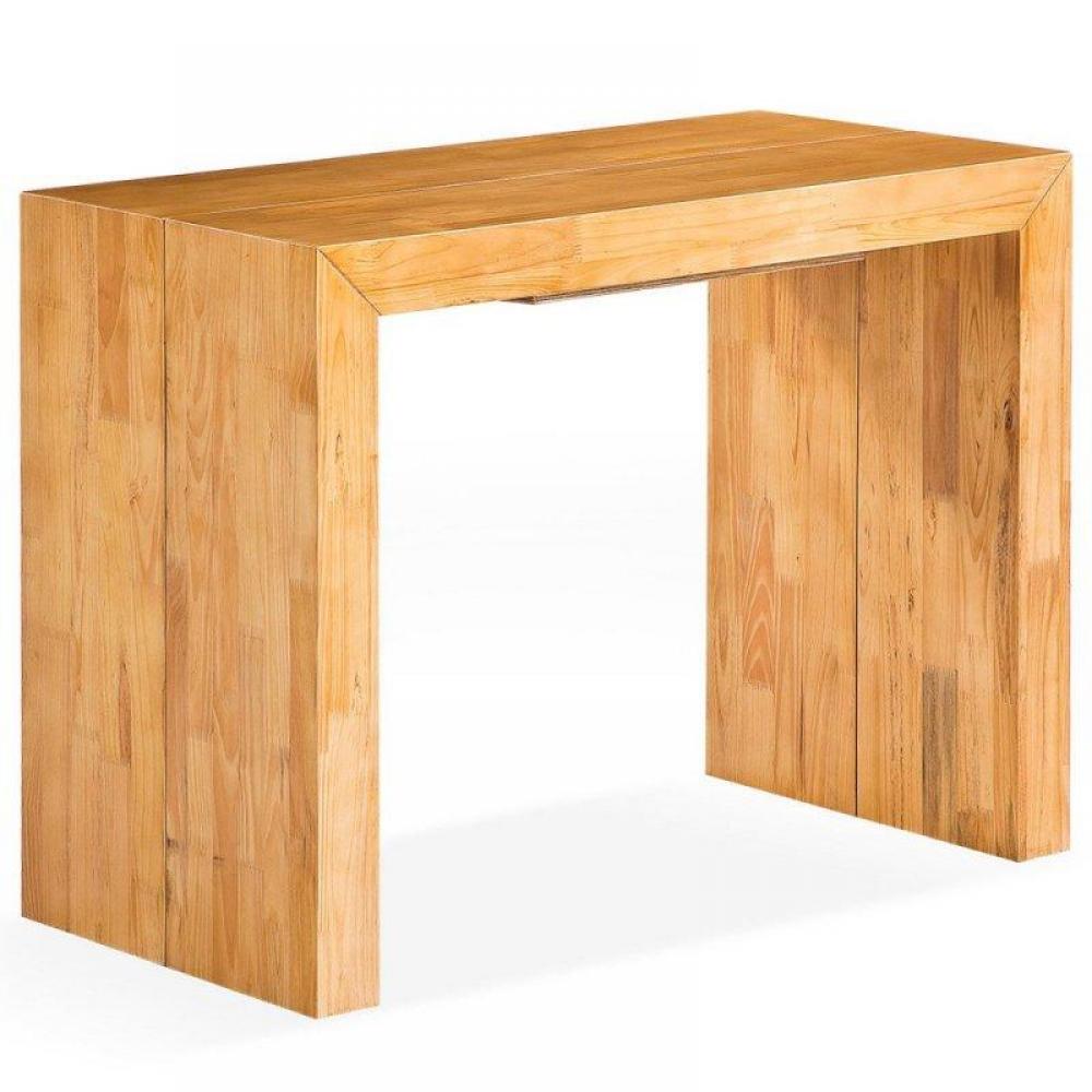 Console extensible en bois