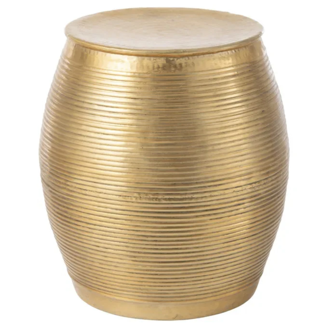 Table d'appoint dorée