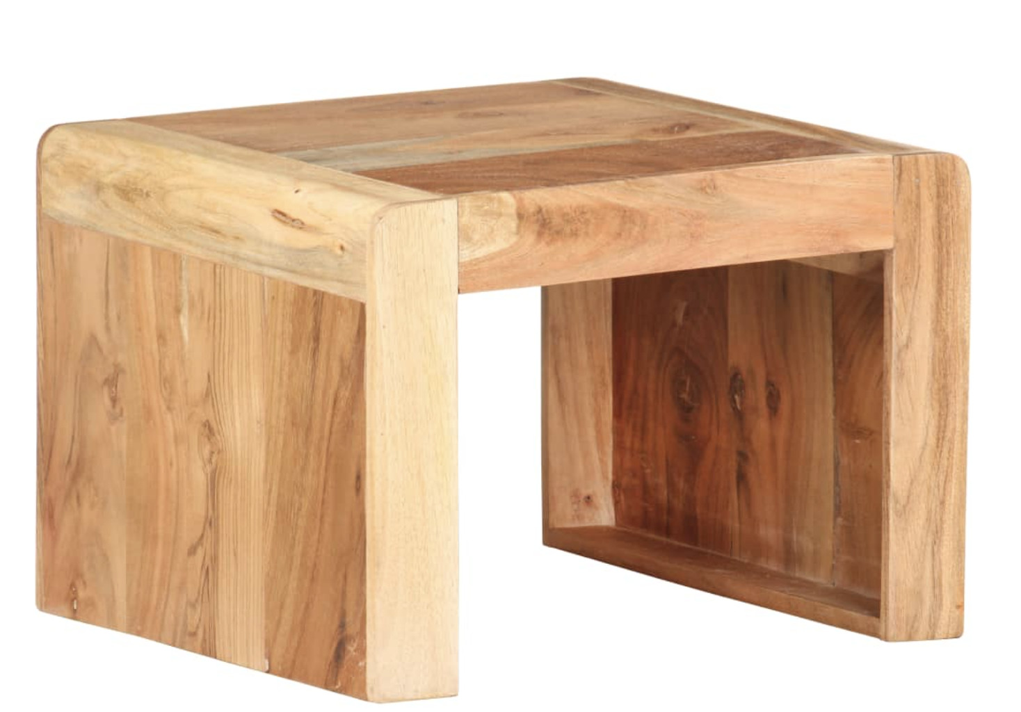 Table d'appoint en bois clair